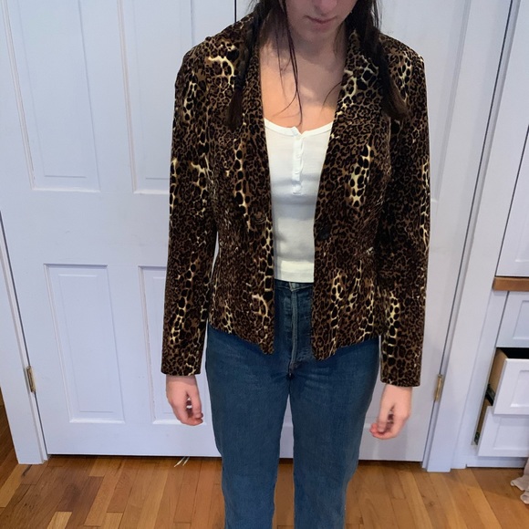 Cheetah print blazer - Picture 1 of 4